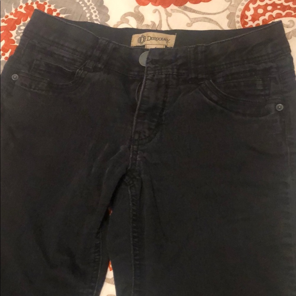 Faded Black Skinny Jeans